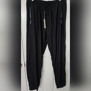 StretchActive Women Ultra Stretch Breathable Casual Pants 2XL Black Jogger